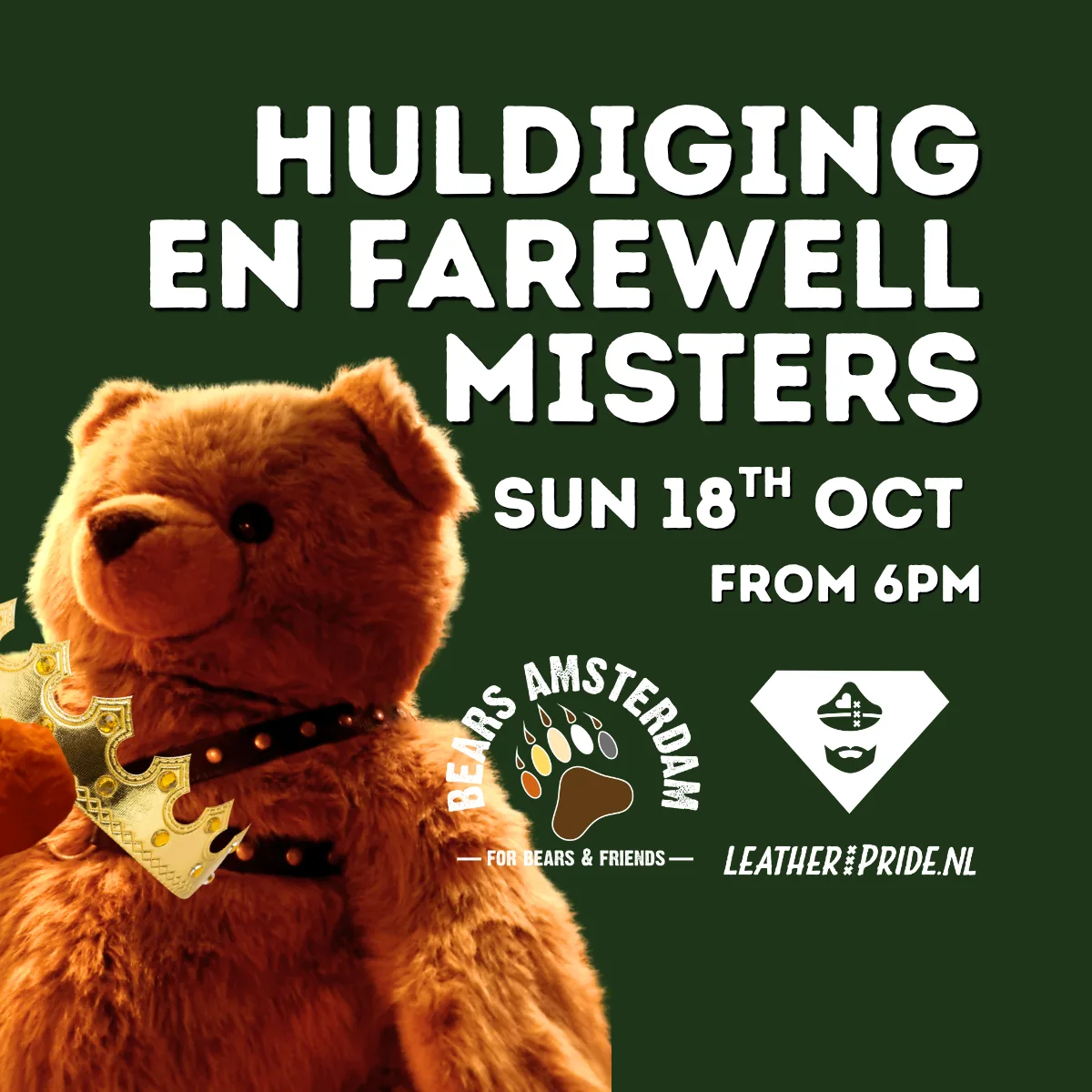 LEATHER & FETISH PRIDE: Hudling en Farewell Misters